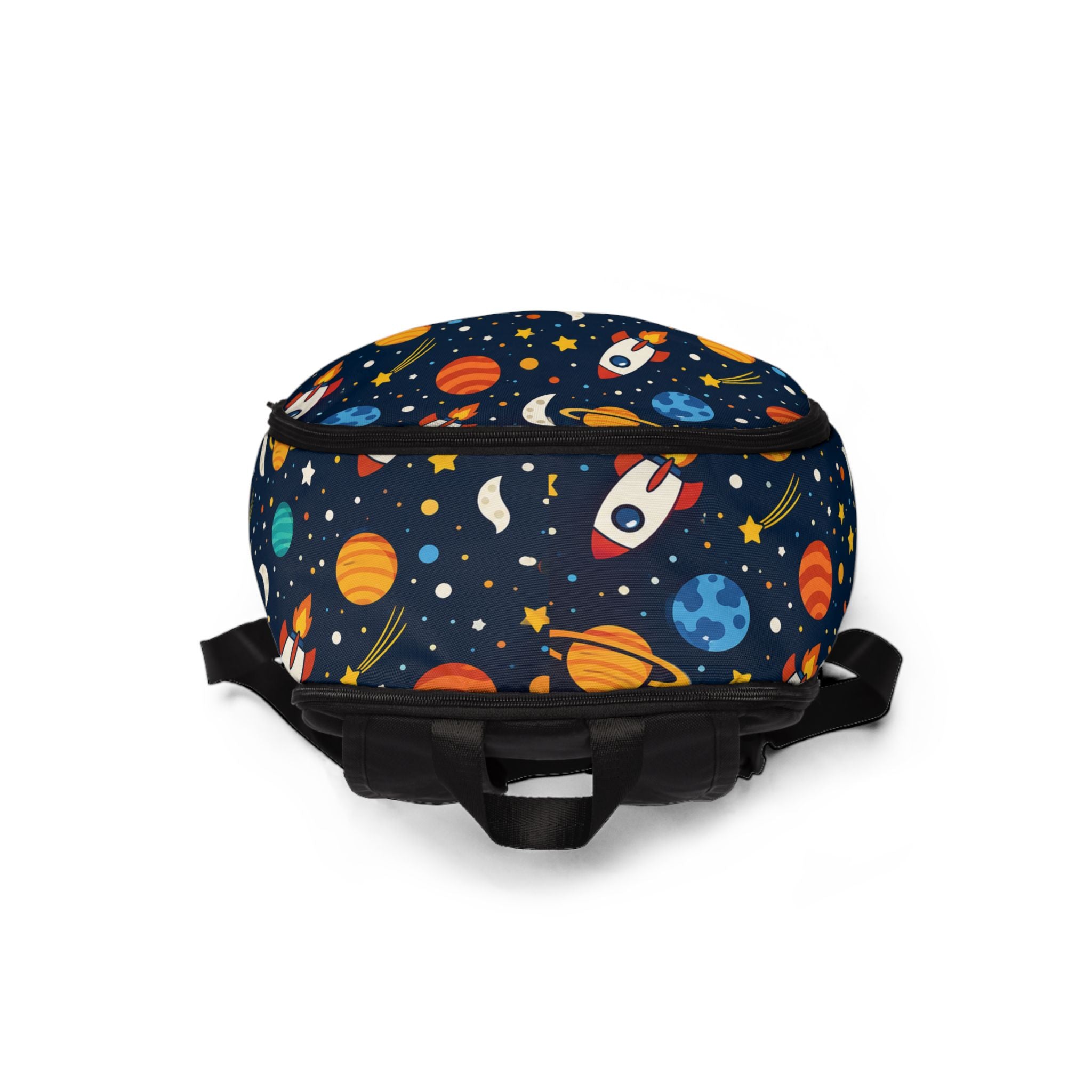 Space Rockets Kids Backpack – Galaxy Planets & Stars School Bag